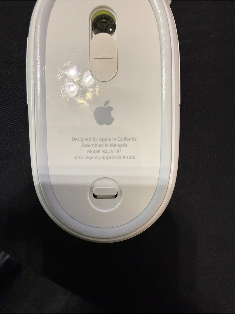 Apple Mighty Mouse A1197 White Bluetooth Mac Wireless